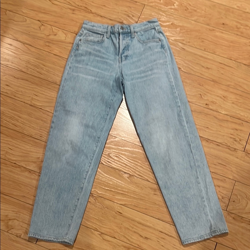 Veronica Beard Blue Straight-Leg Jeans